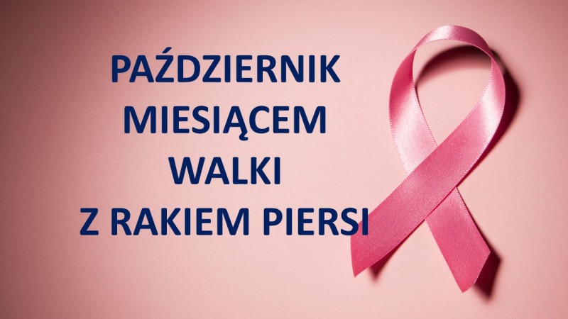 Październik miesiącem walki z rakiem piersi!!!